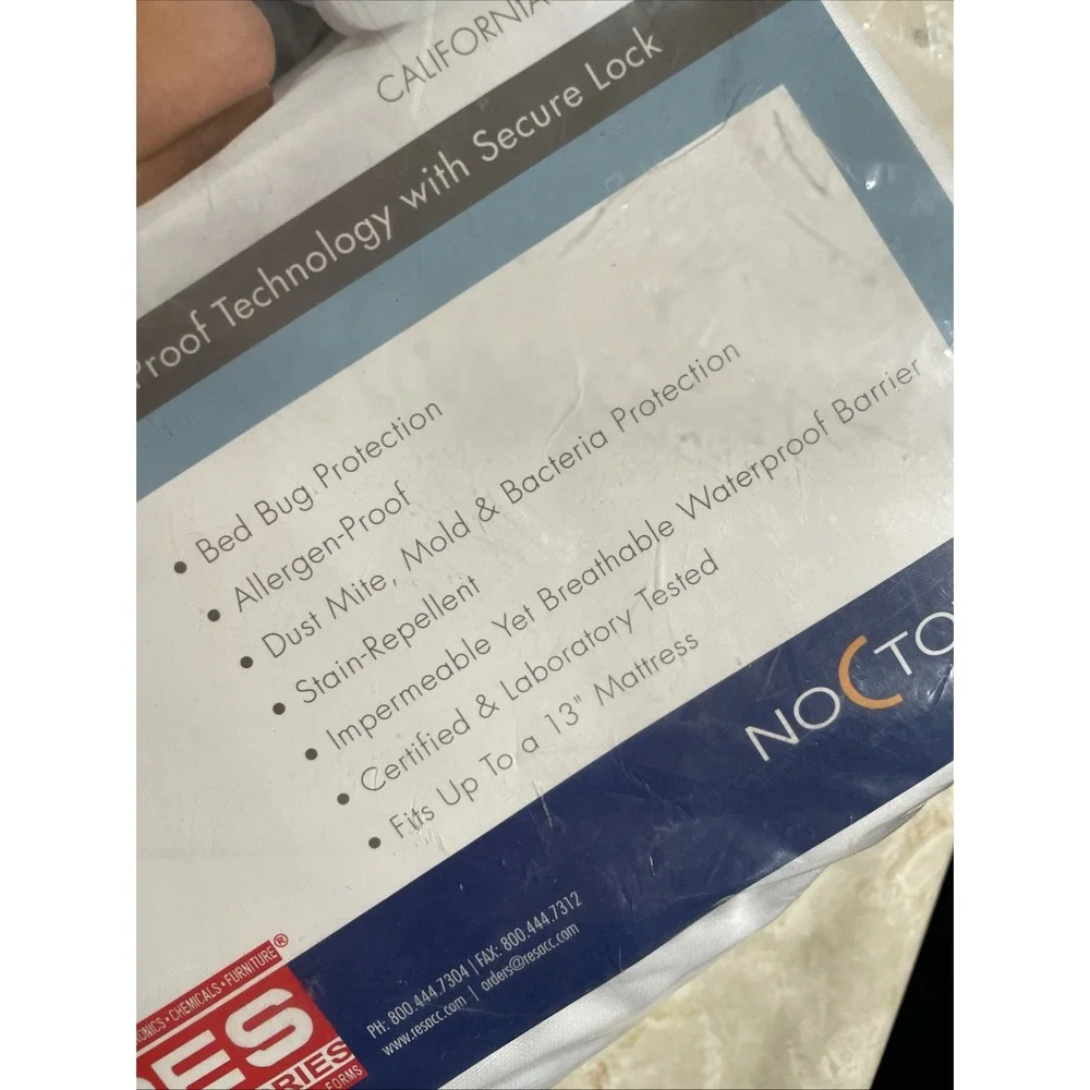 NIP Queen‎ Mattress Cover Encasement PREMIUM Smooth Top Noctova Sleep
